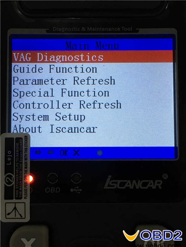 xhorse iscancar main menu