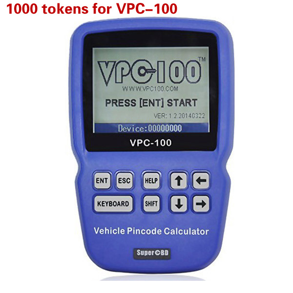 images of 1000 Tokens for VPC-100 Hand-Held Vehicle Pin Code Calculator