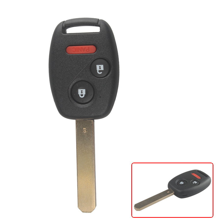 images of Remote Key (2+1) Button and Chip Separate ID:46 (433MHZ) For 2005-2007 Honda