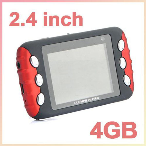 images of 4G 4GB 2.4" TFT LCD FM Transmitter Car MP3 MP4 MP5 Player SD/MMC