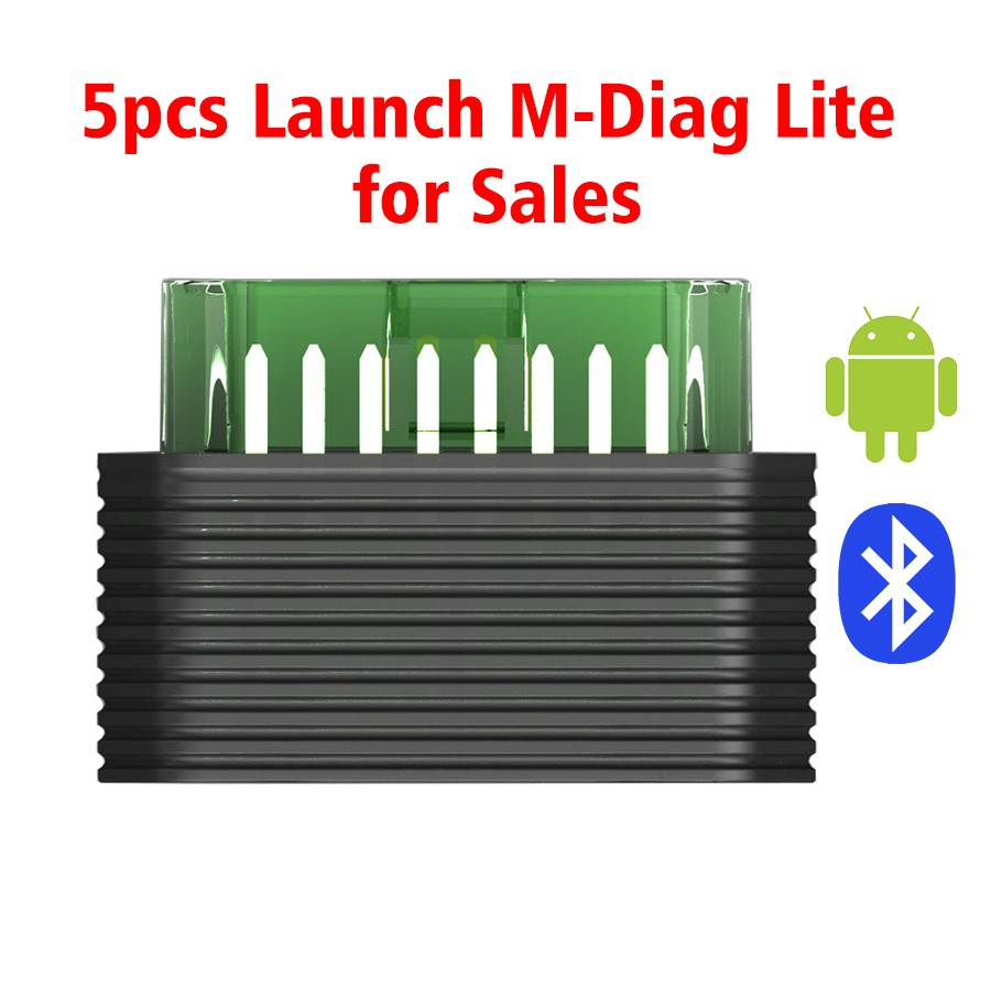 images of 5pcs/lot Original Launch Golo M-Diag Lite EZdiag for IOS Android Built-in Bluetooth OBDII Diagnostic Tool with Special Functions Free Shipping by DHL