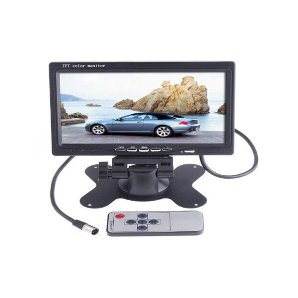 images of 7" TFT LCD Color Car Rearview Headrest Monitor DVD VCR