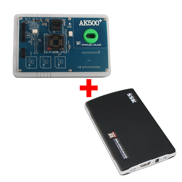 images of AK500+ Key Programmer For Mercedes Benz With EIS SKC Calculator and 320G External HDD