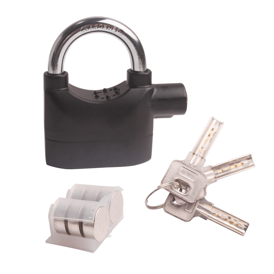 images of Alarm Padlock / Lock for Motorcycle Scooter Quad Bike