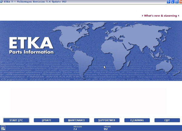 images of ETKA Electronic Catalogue V7.5 For Audi VW Seat Skoda