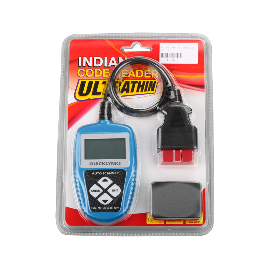 images of Auto Scanner for Indian Cars T65 With 16 Pins OBDII Adapter