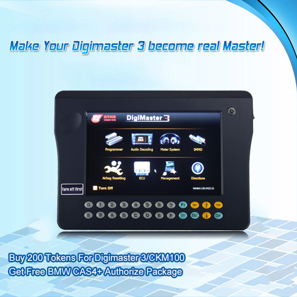 images of Buy 200 Tokens For Digimaster 3/CKM100 Get Free BMW CAS4+ Authorize Package