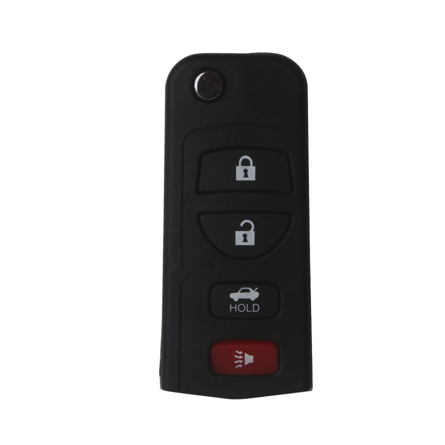 images of Buy Flip Remote Key Shell 4 Button For Nissan 5pcs/lot