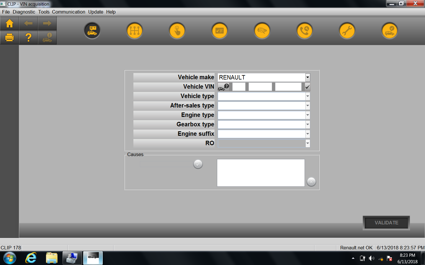 images of Can Clip for Renault V183 Software CD