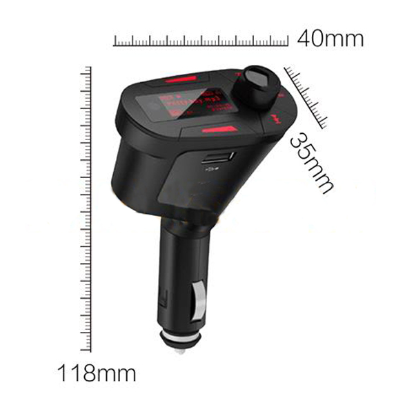 images of Car Kit MP3 Player Wireless FM Transmitter Modulator USB SD MMC LCD With Remote