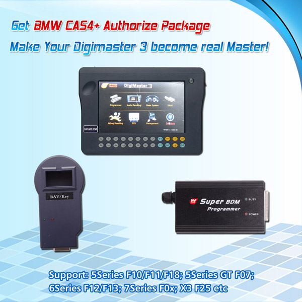 images of CAS4+ Authorize Package Works with Digimaster 3/CKM100