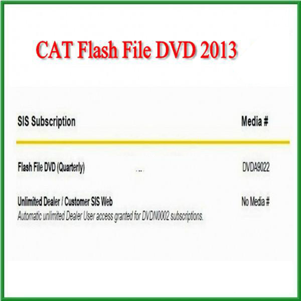 images of CAT Flash File DVD 2013 Easy And Simple To Handle