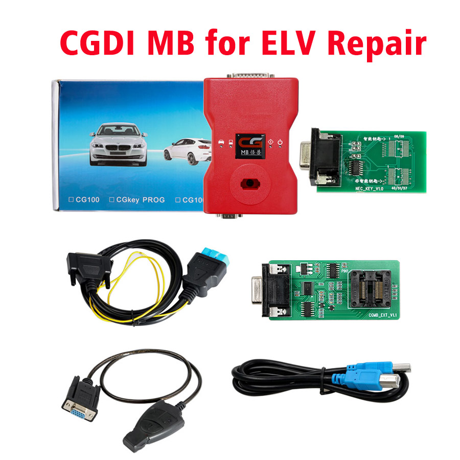 images of CGDI Prog MB Benz Key Programmer Support All Key Lost with ELV Repair Adapter