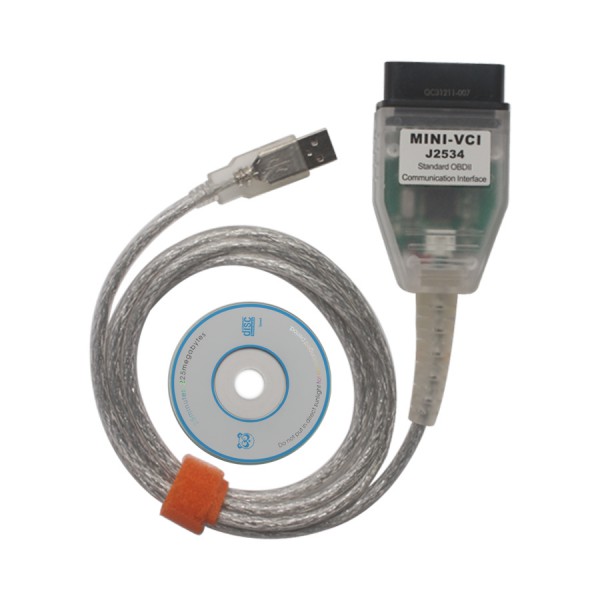 images of Cheap MINI VCI V13.00.022 Single Cable For Toyota Support Toyota TIS OEM Diagnostic Software