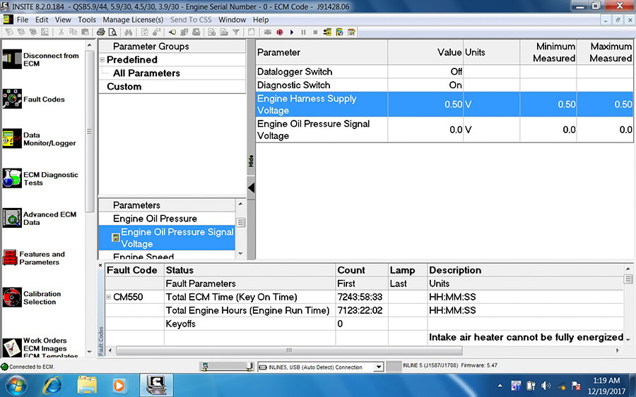 images of Cummins INSITE 8.2 Software Lite Version for Diagnose Function with 500 Times Limitation Support Multi-languages