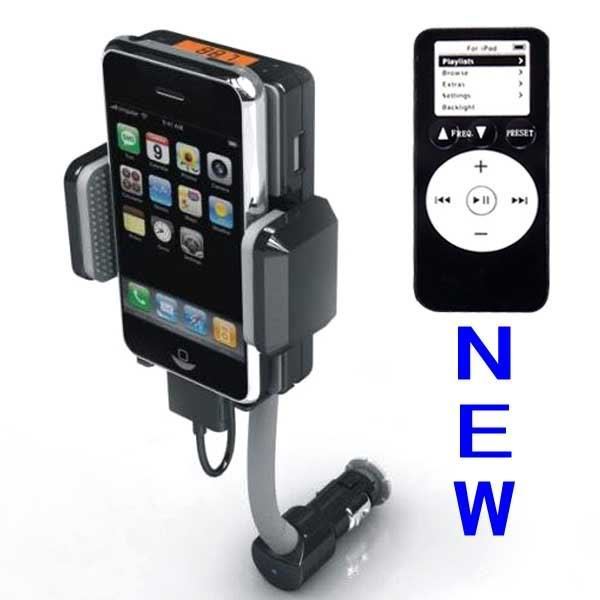 images of FM Transmitter+Car Charger for iPhone 3GS 3G iPod Touch