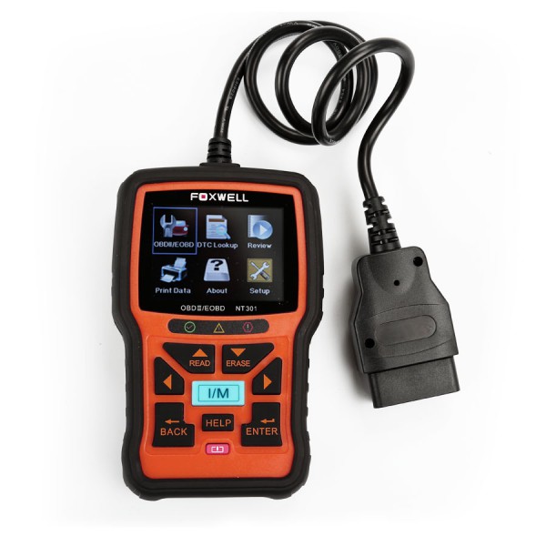 images of Foxwell NT301 CAN OBDII/EOBD Code Reader Support Multi-Languages
