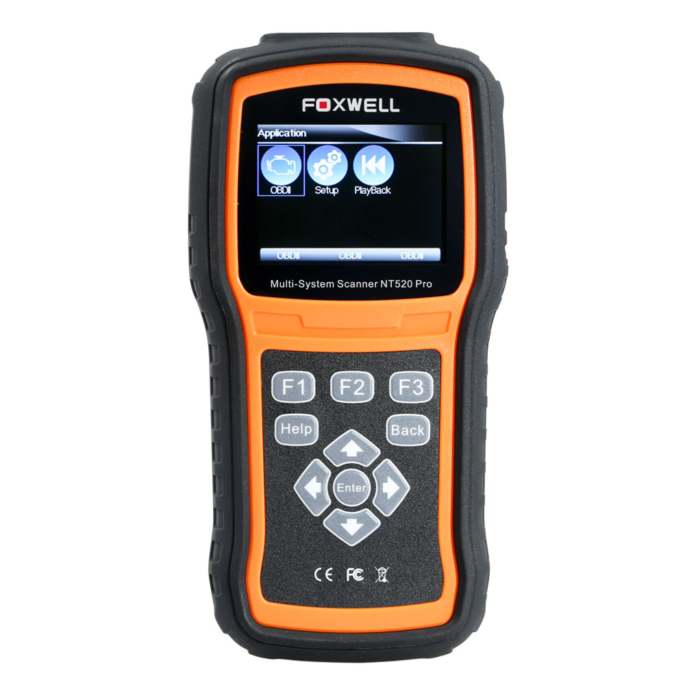images of Foxwell NT520 Pro Multi-System Scanner Add Mercedes Benz Firmware Update Version of NT510 Free Update Online
