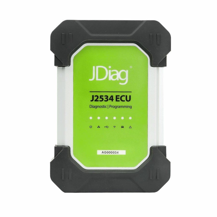 images of JDiag Elite II Pro J2534 Device with Full Adapters
