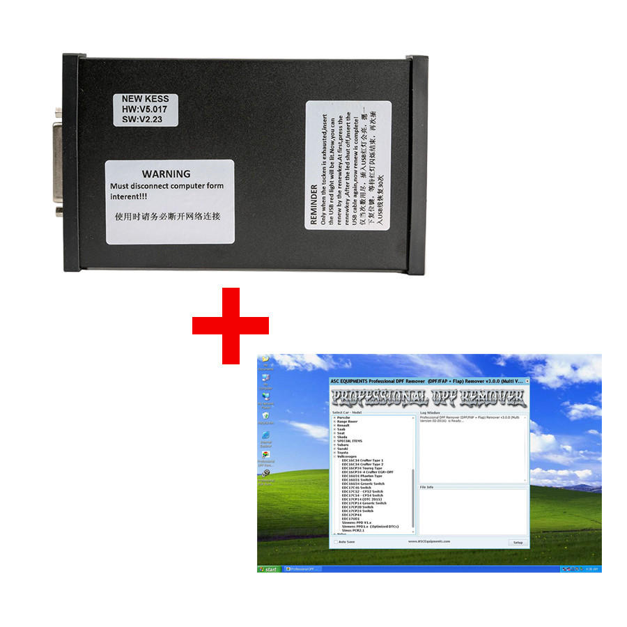 images of V5.017 KESS V2 Plus DPF+EGR Remover 3.0 Lambda Hotstart Flap O2 DTC 2 Full Software