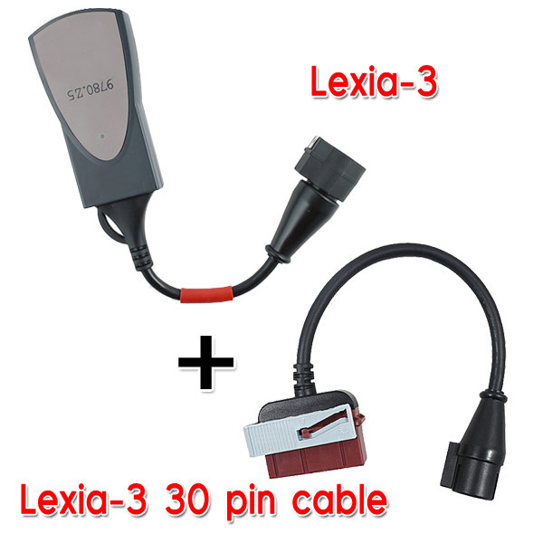 images of Lexia-3 Citroen/Peugeot Diagnostic Plus Lexia-3 30 Pin Cable (Round Interface)