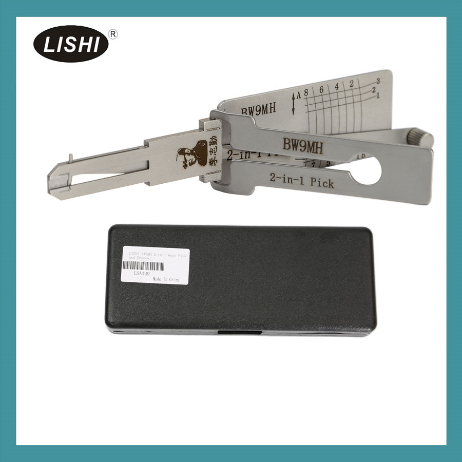 images of LISHI Sandblasting BW9MH 2 in1 Auto Pick and Decoder for BMW Motorcycle Tool