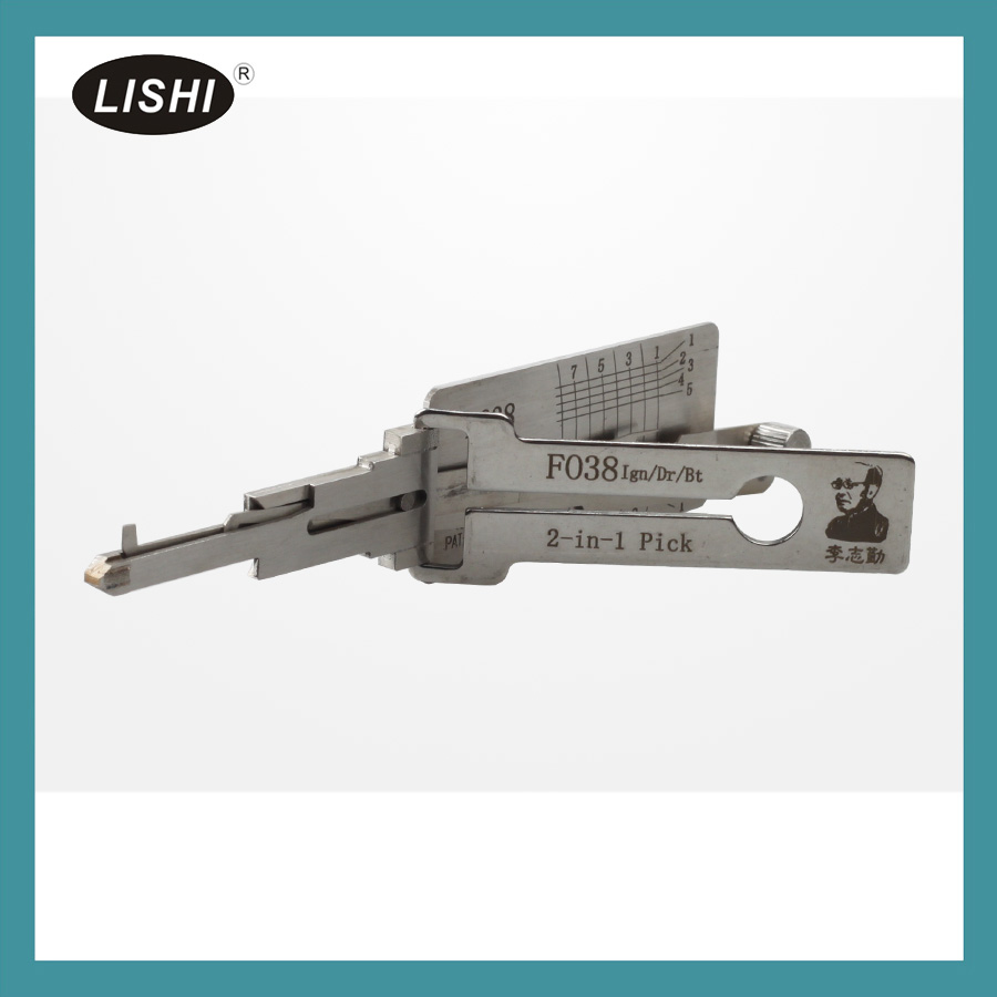 images of LISHI F038 2-in-1 Auto Pick and Decoder For Ford/Lincoln