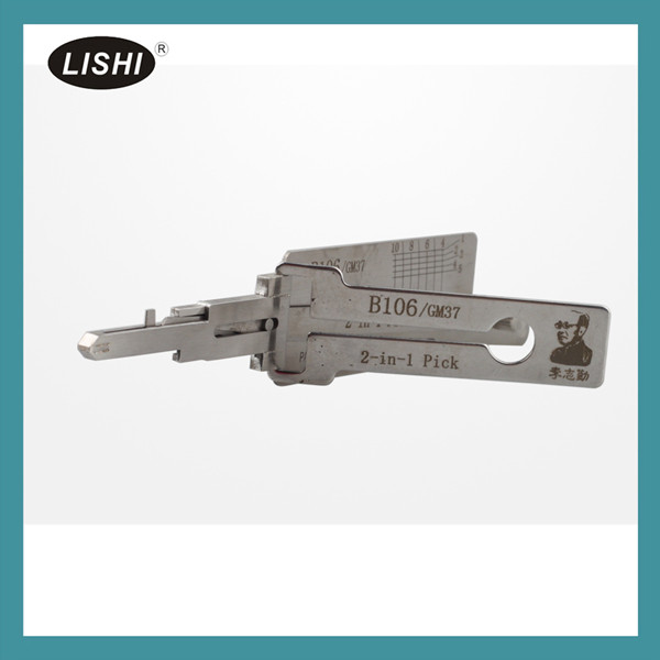 images of LISHI GM37 2-in-1 Auto Pick and Decoder For GMC Buick HUMMER