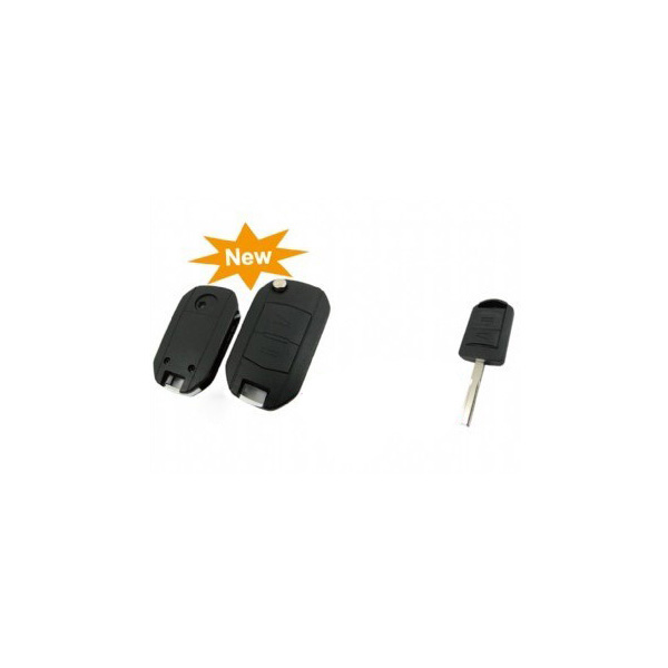 images of Modified Flip Remote Key Shell 2 Button (HU43) for Opel 5pcs/lot