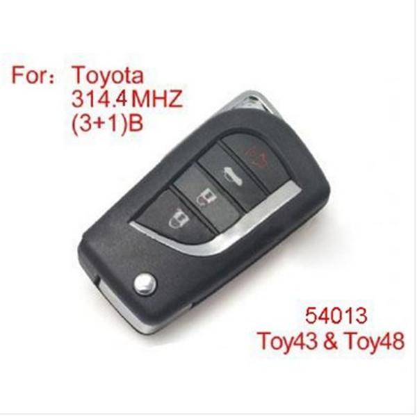 images of Modified Remote key 4Buttons 314.4MHZ (No Chip Inside) for Toyota