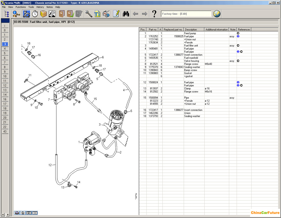 images of Scania Multi 2014 Spare Parts Catalog & Service Information