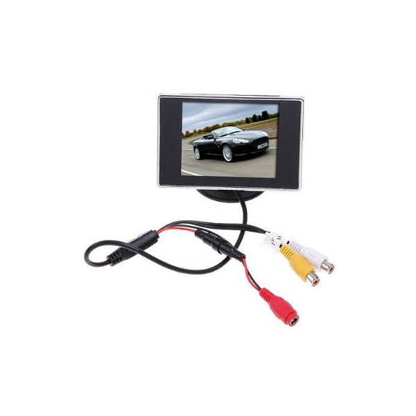 images of NEW 3.5" TFT LCD Color Screen Car Rearview Monitor DVD VCR
