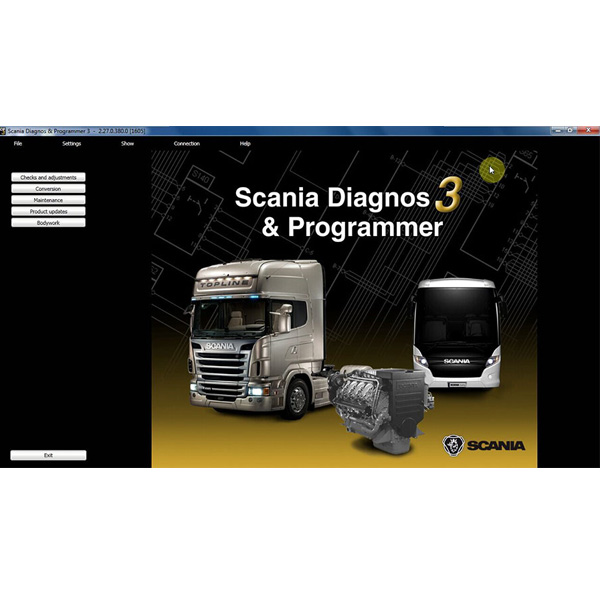 images of Newest SDP3 V2.27 Software for SCANIA VCI2/VCI3 without USB Dongle