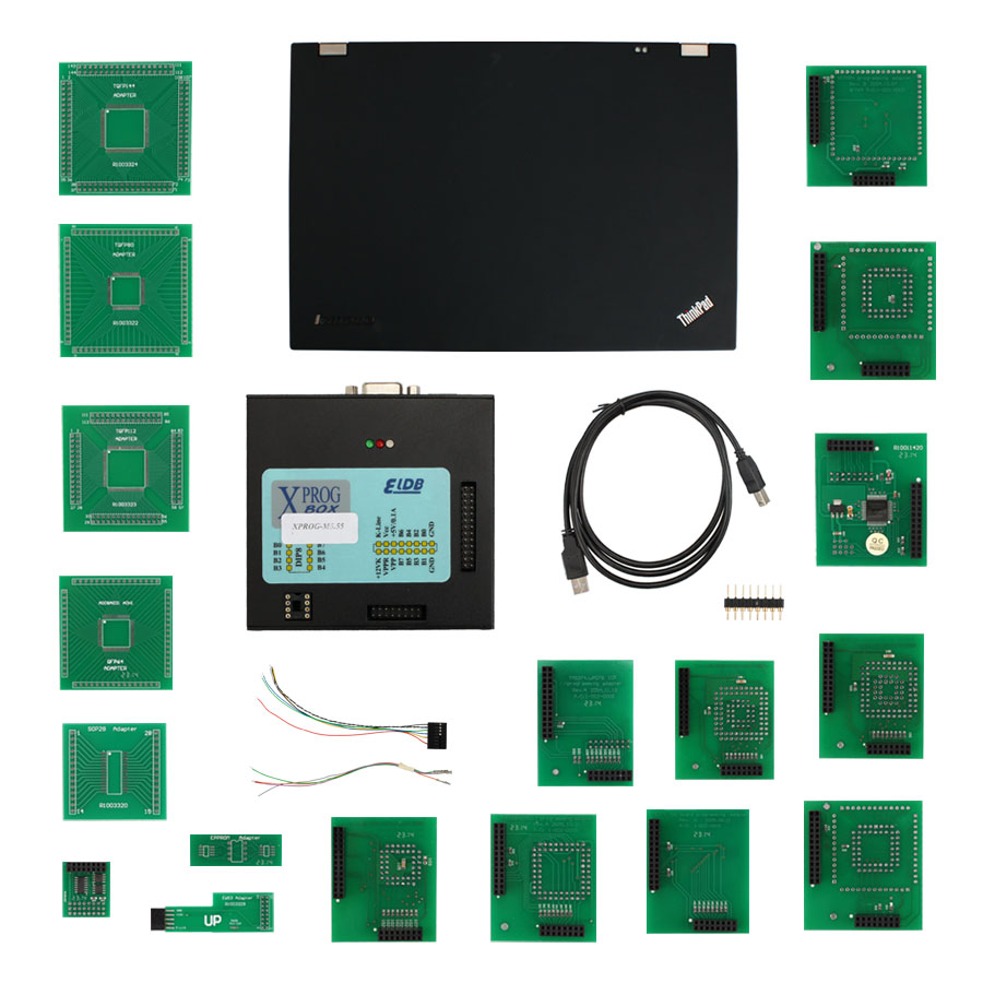 images of Buy Newest XPROG-M V5.5.5 X-PROG M BOX V5.55 ECU Programmer Get T420 Laptop +500GB HDD USB Dongle Especially for BMW CAS4 Decryption