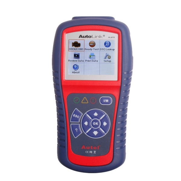 images of Original Autel AutoLink AL419 OBDII and CAN Scan Tool Support Online Update