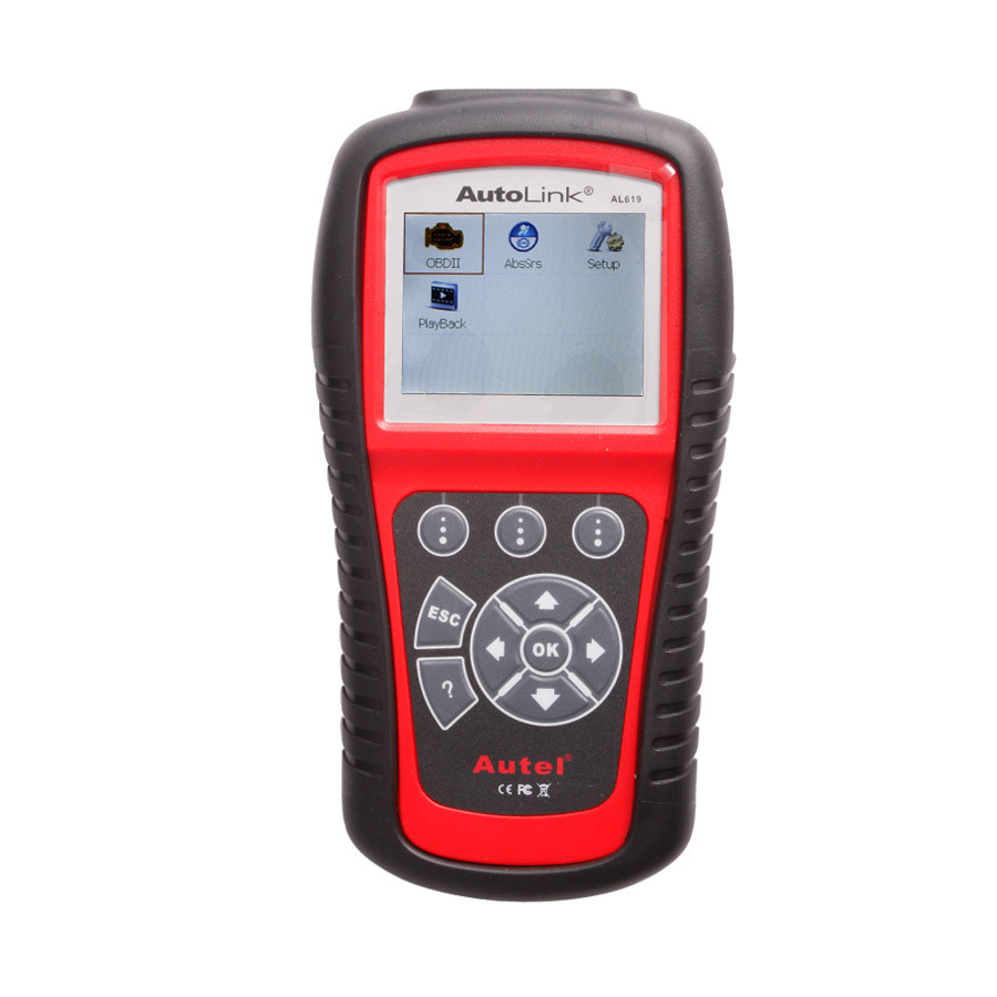 images of Original Autel AutoLink AL619 OBDII CAN ABS and SRS Scan Tool Update Online