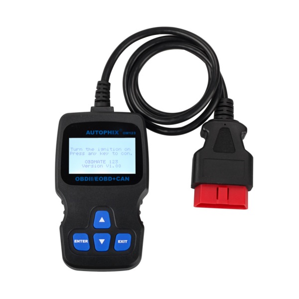 images of AUTOPHIX OM123 OBD2 EOBD CAN Hand-held Engine Code Reader (Blue Color) Multi Language