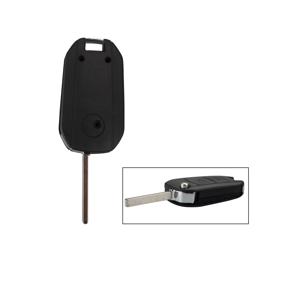 images of Modified Flip Remote Key Shell 2 Button (HU100) For Opel 5pcs/lot