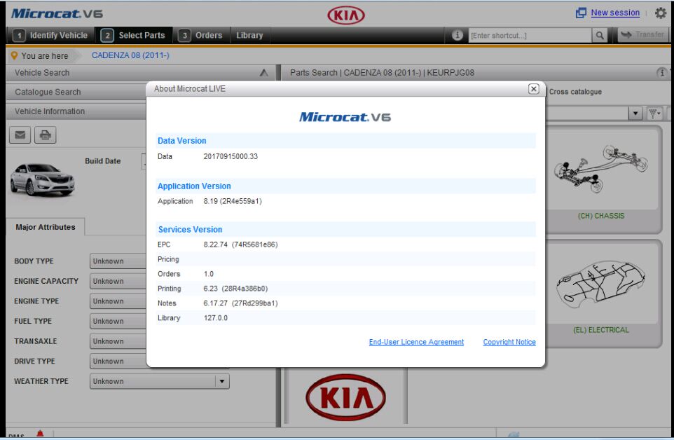 images of 2018.03V Microcat Live EPC for KIA V6 Part Catalog