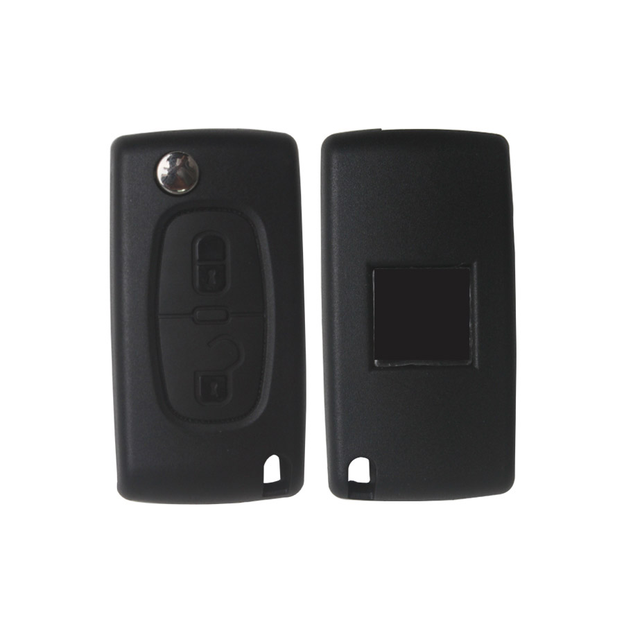 images of Flip Remote Key 2 Button With ID46 Chip for Peugeot 307