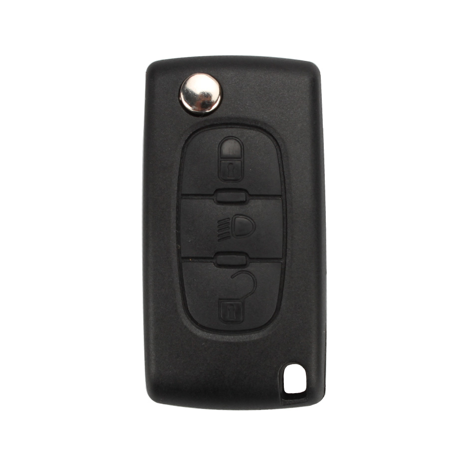 images of Remote Key Shell 3 Button For Peugeot Flip 5pcs/lot