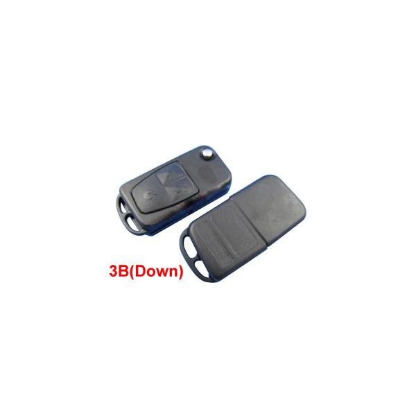 images of Remote Key Shell 3-Button (Opposite Buttons) for Benz 5pcs/lot