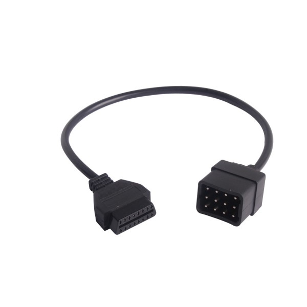 images of Renault 12 Pin OBD to OBD2 Female Connector Adapter
