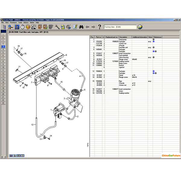 images of Multi 2013/02 Spare Parts Catalog & Service Information For Scania