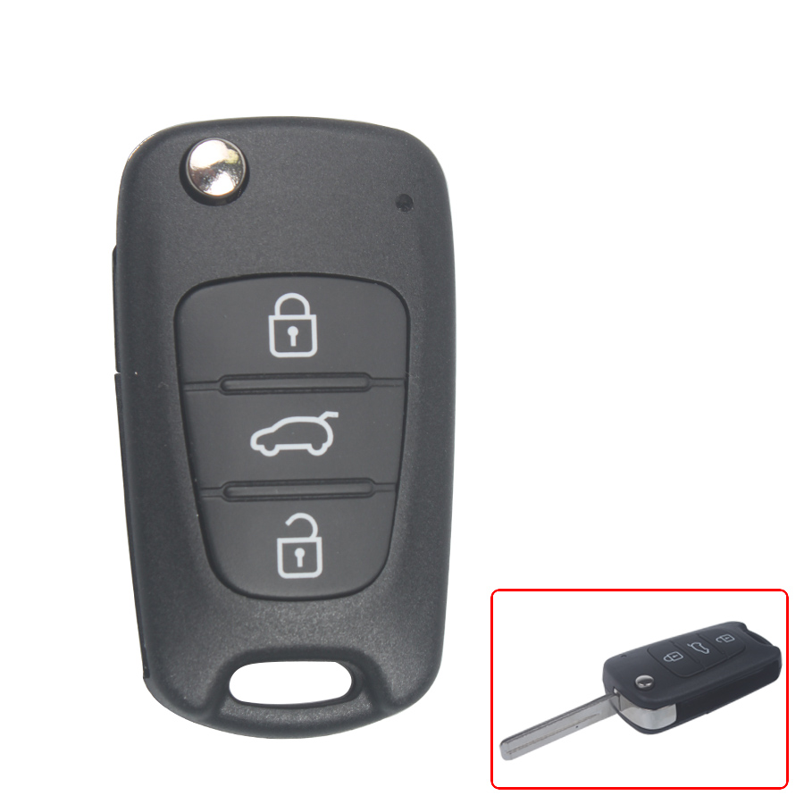images of Modified Flip Remote Key Shell 3 Button For Kia Sportage 5pcs/lot