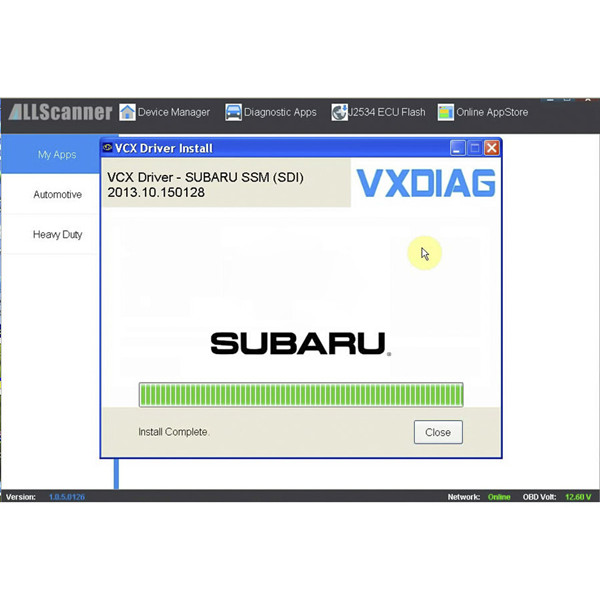 images of V2018.4 SUBARU SSM-III Software Update Package for VXDIAG Multi Diagnostic Tool