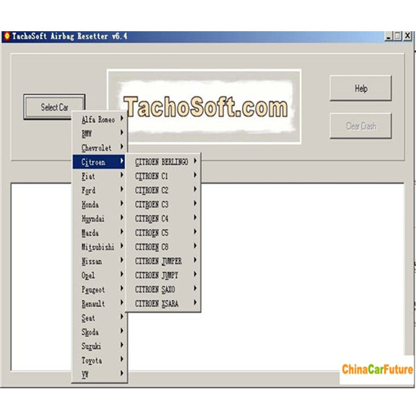 images of Tachosoft Airbag Resetter V6.4