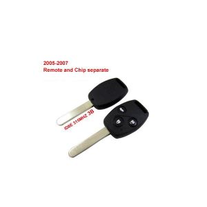 Remote Key 3 Button and Chip Separate ID:8E (315MHZ) Fit ACCORD CIVIC ODYSSEY For 2005-2007 For Hond