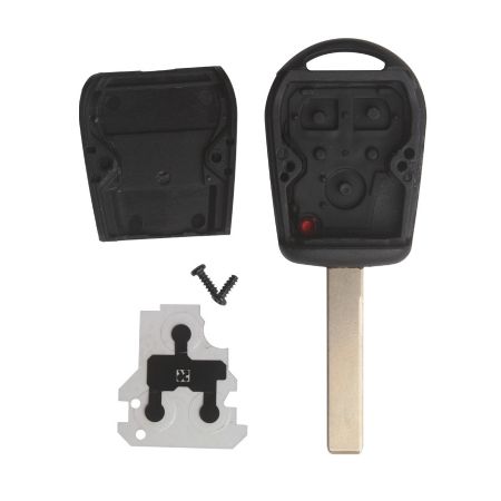 Transponder Key Shell 3-button 2 Track  for BMW 10pcs/lot