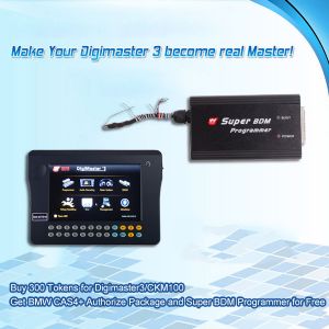 Buy 300 Tokens for Digimaster3/CKM100 Get BMW CAS4+ Authorize Package and Super BDM Programmer for Free Promtion